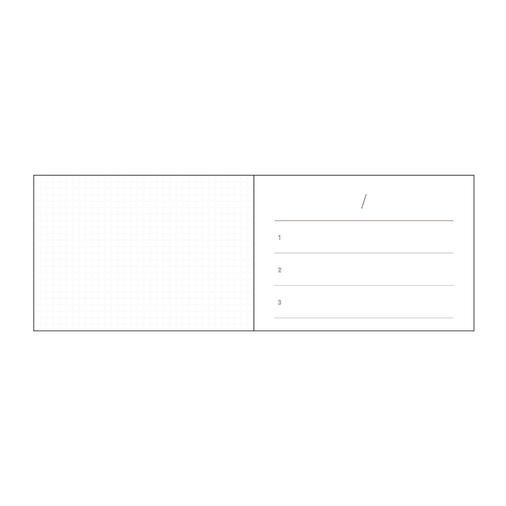 3 Things Mini Easy Journal by DAIGO
