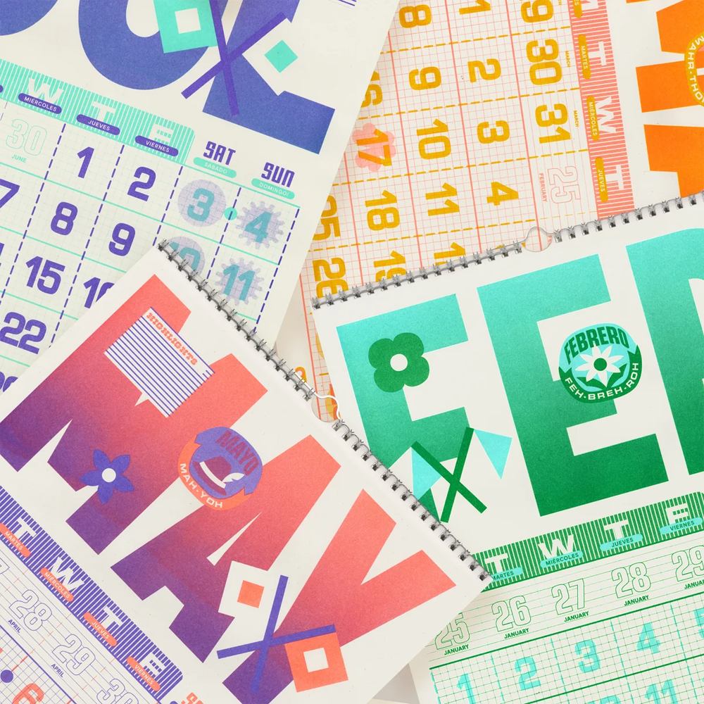 2027 Wall Calendar by Risotto