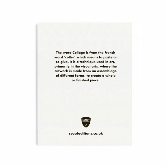Collage Mini Card by Scout Editions