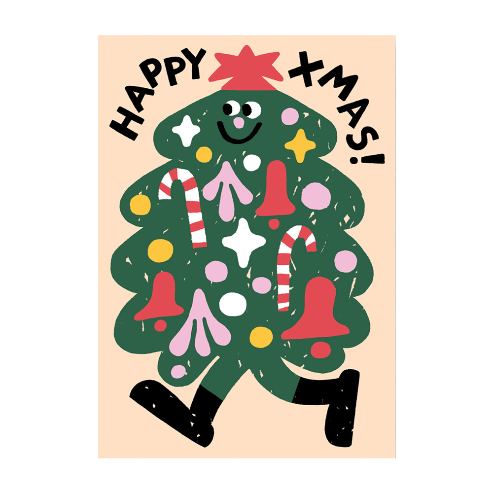 Cari Vander Yacht Happy Xmas Tree Card by Wrap