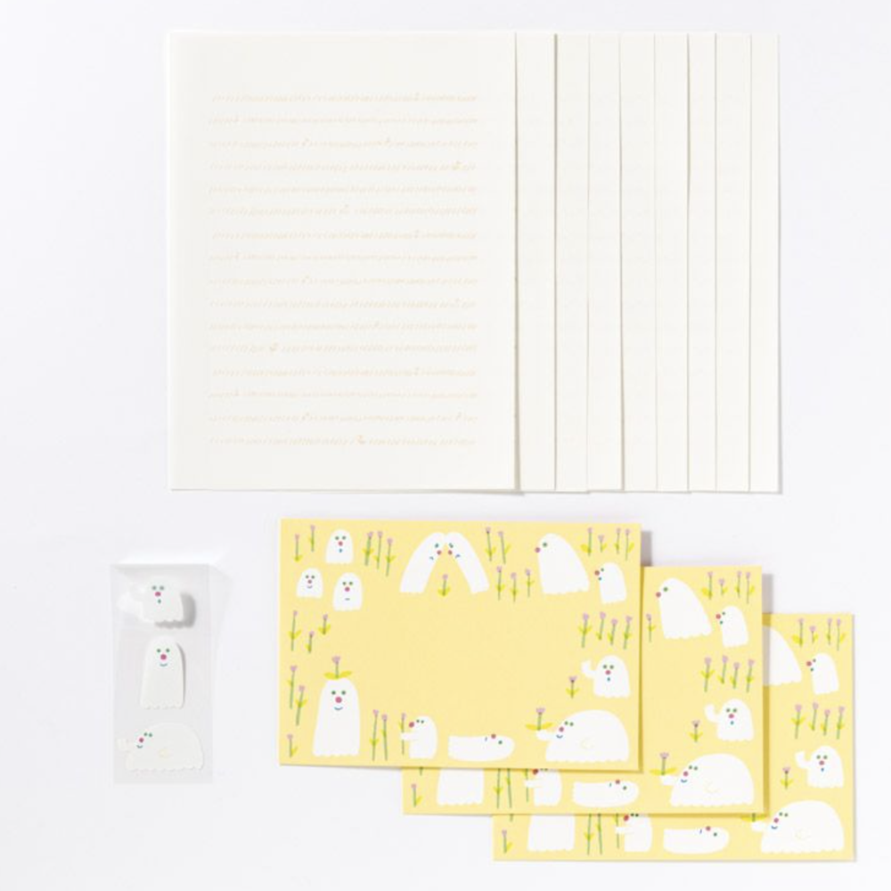 Hana Obake Letter Set by Aiueo