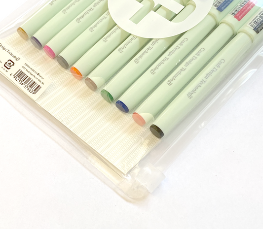 Brush Sign Pen 10 Color Set by Craft Design Technology
