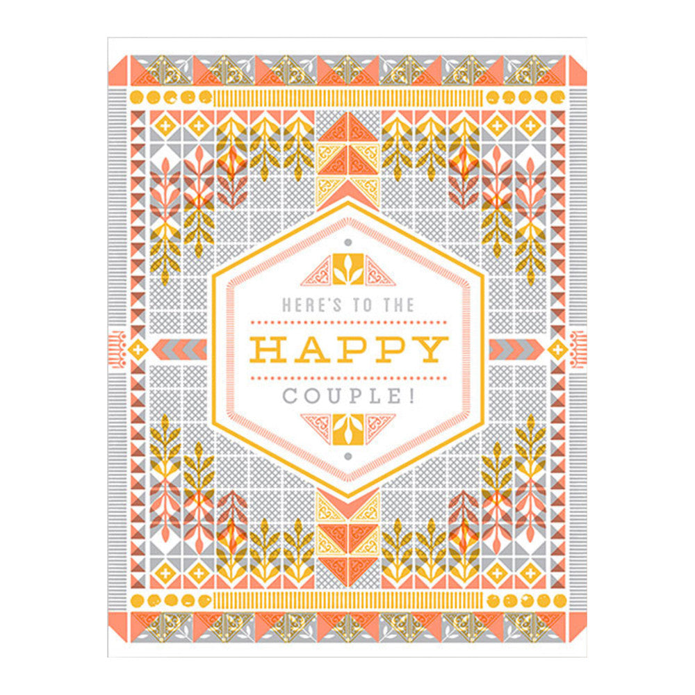 Here's to the Happy Couple Card by Hammerpress