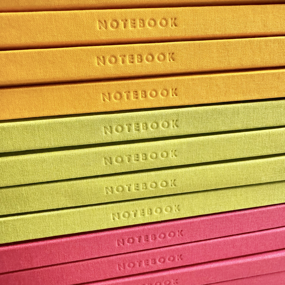 Linen Lined Notebook by 1973