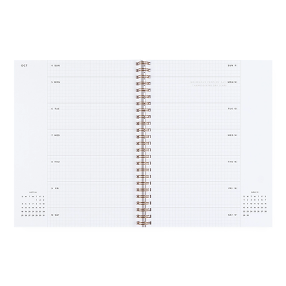 2026-2027 17-month Weekly Grid Planner by Appointed