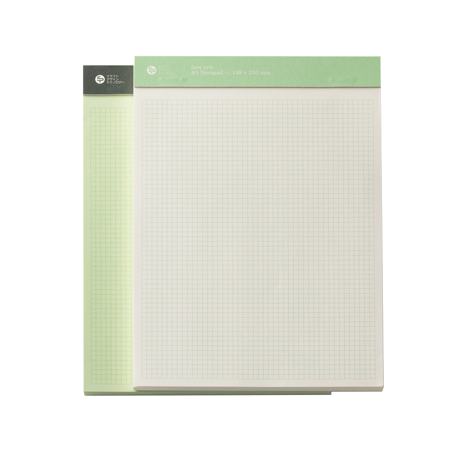A5 Grid Notepad by Craft Design Technology