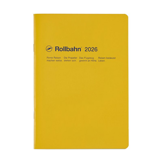 Rollbahn 2025-2026 B5 Monthly Planner by Delfonics