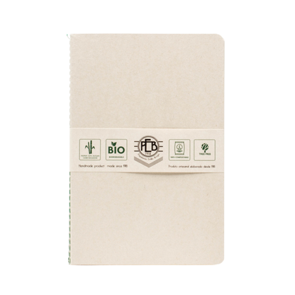 Set of 3 Stitched Bio Notebooks by Emilio Braga