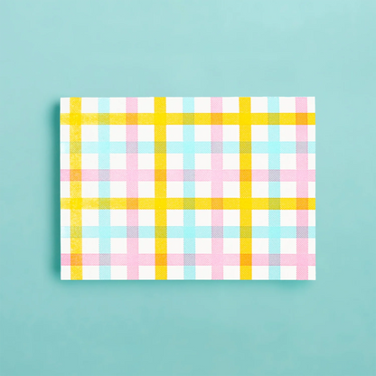 Plaid Pattern Card Set by Iron Curtain Press