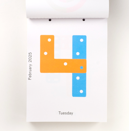 2025 Daily Calendar by Karel Martens