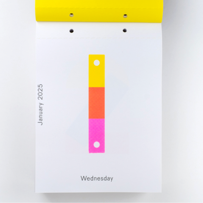 2025 Daily Calendar by Karel Martens