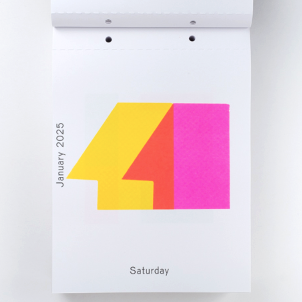 2025 Daily Calendar by Karel Martens
