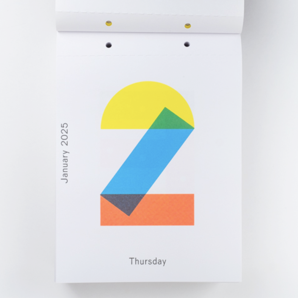 2025 Daily Calendar by Karel Martens