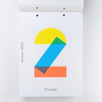 2025 Daily Calendar by Karel Martens