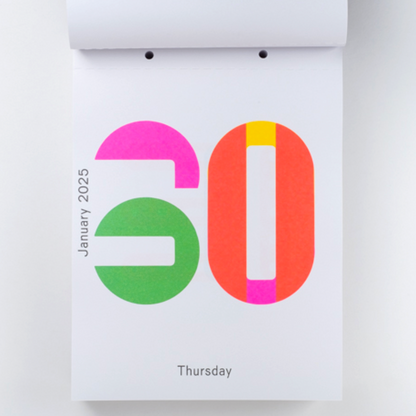 2025 Daily Calendar by Karel Martens
