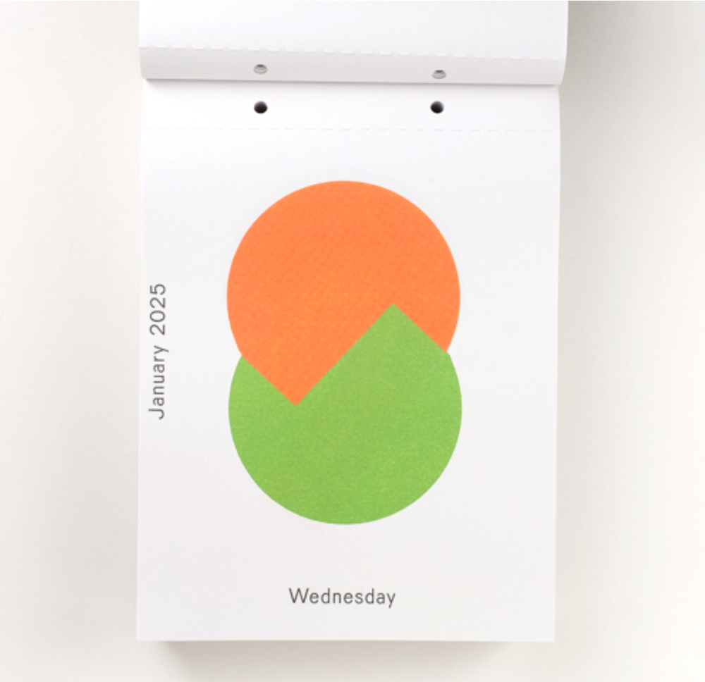 2025 Daily Calendar by Karel Martens