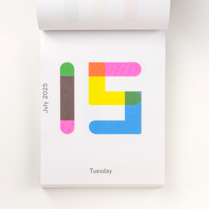 2025 Daily Calendar by Karel Martens