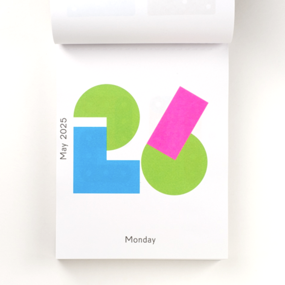 2025 Daily Calendar by Karel Martens