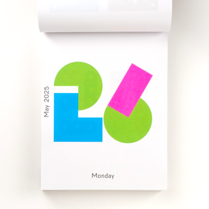 2025 Daily Calendar by Karel Martens