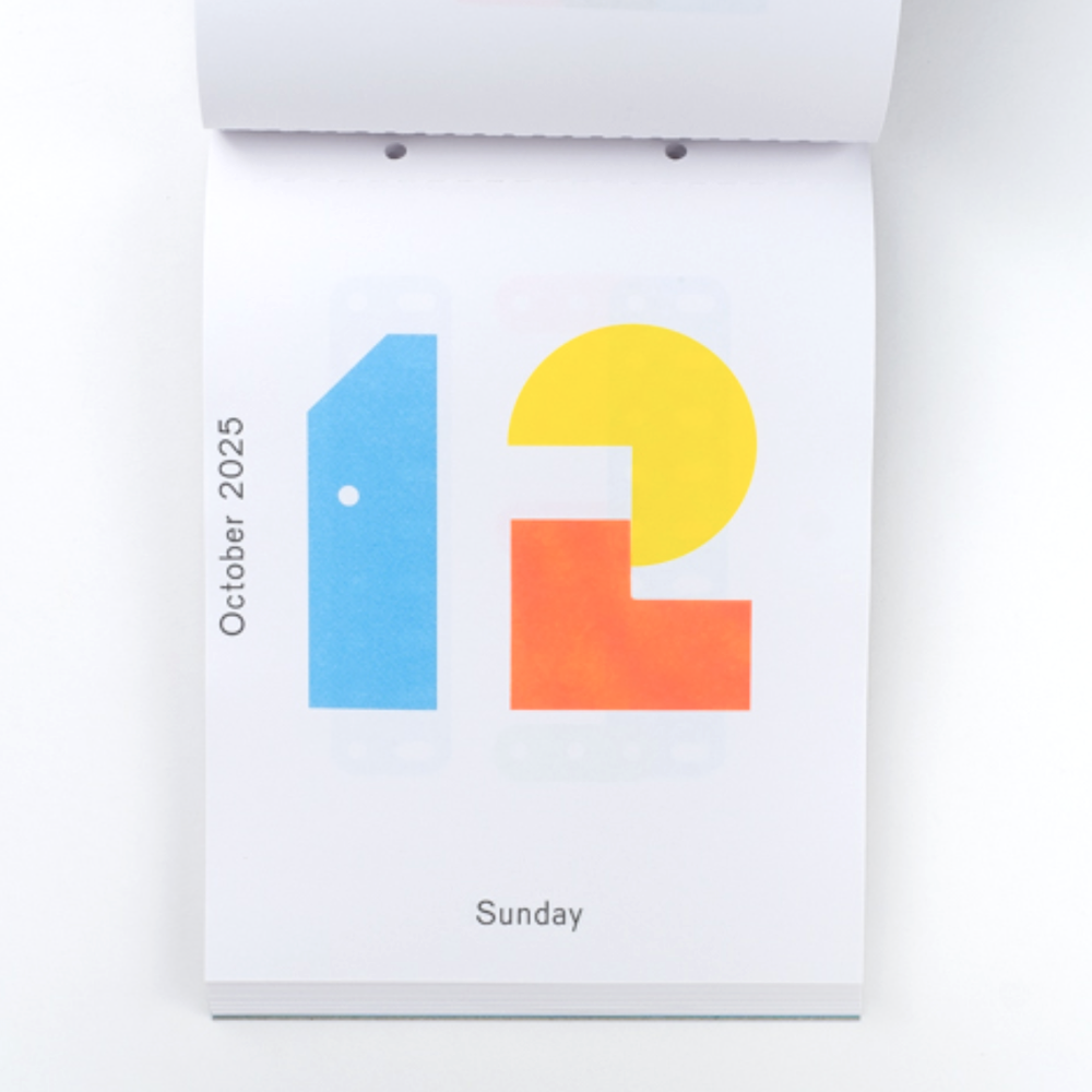 2025 Daily Calendar by Karel Martens