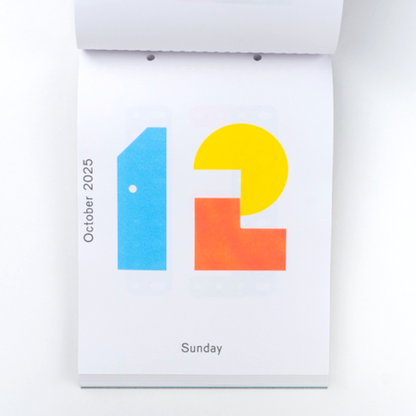 2025 Daily Calendar by Karel Martens