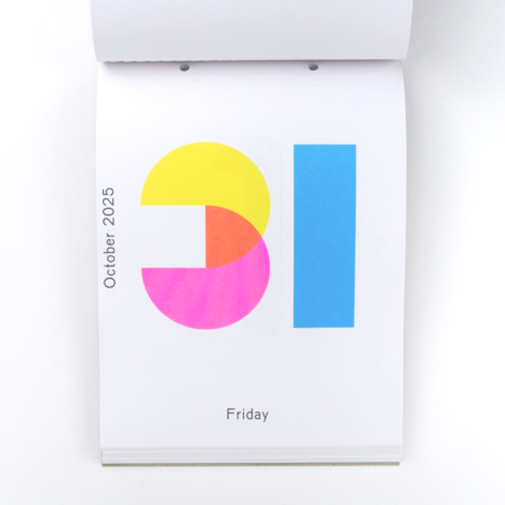 2025 Daily Calendar by Karel Martens