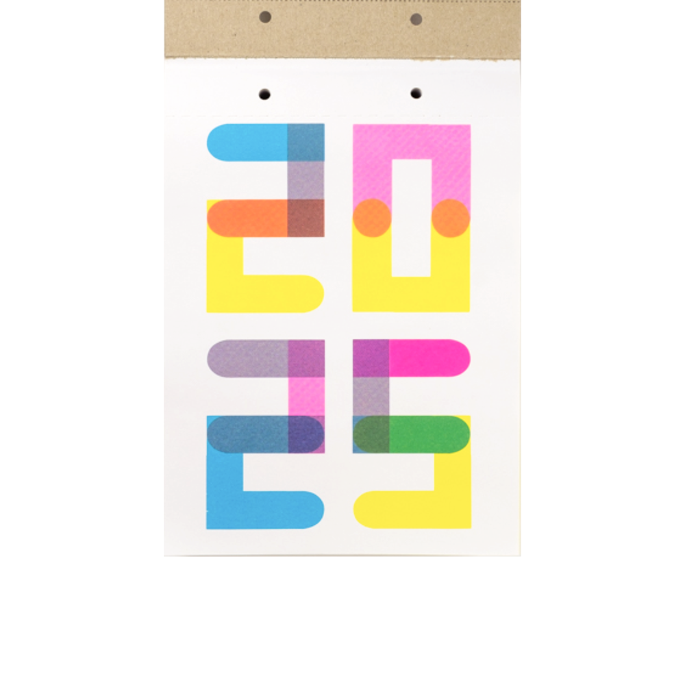 2025 Daily Calendar by Karel Martens