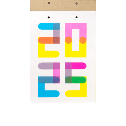 2025 Daily Calendar by Karel Martens