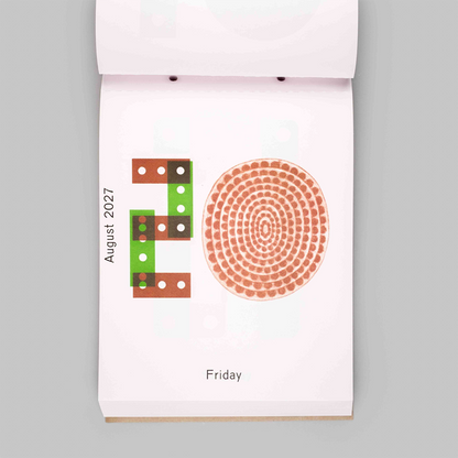 2027 Daily Calendar by Karel Martens