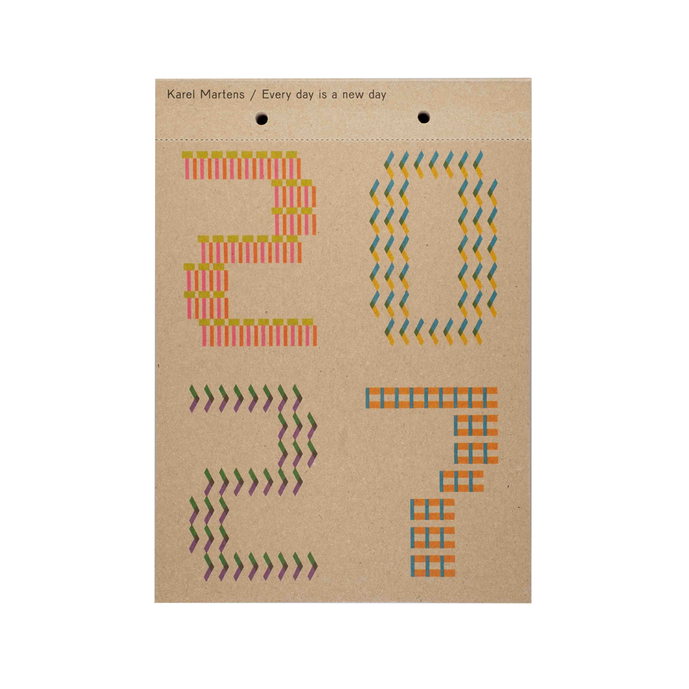 2027 Daily Calendar by Karel Martens