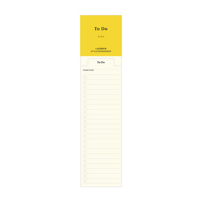 To Do Bookmark Set by Laconic
