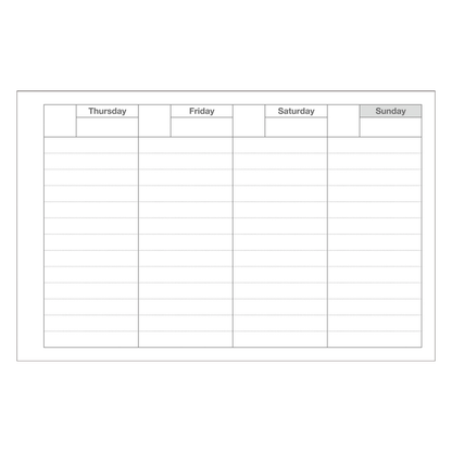 Dayfree Weekly Schedule Planner by Mark's