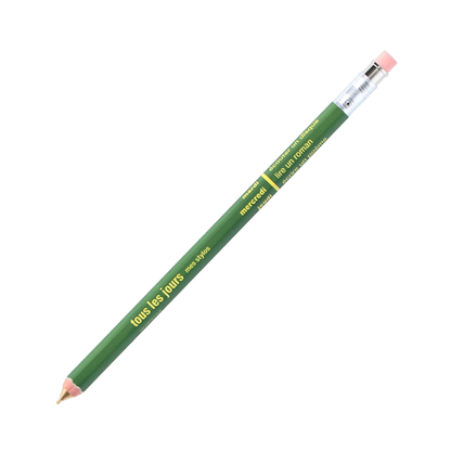 Tous Les Jours Days Wooden Mechanical Pencil by Mark's