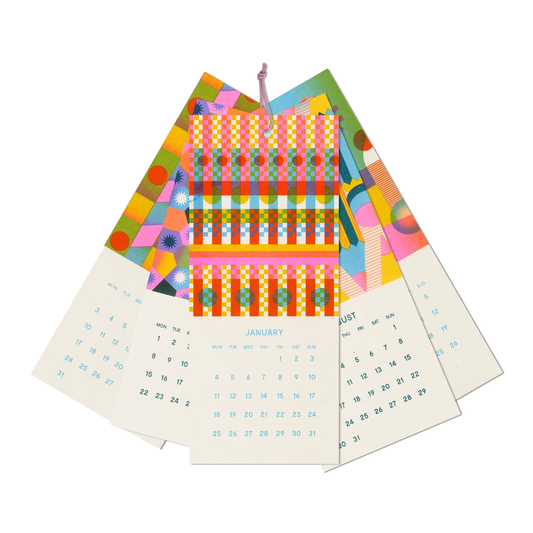 2027 Mini Hanging Calendar by Risotto