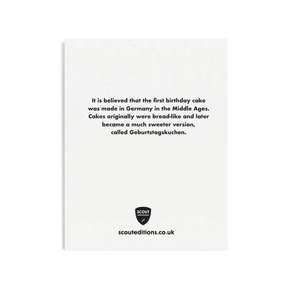 Cake Mini Card by Scout Editions