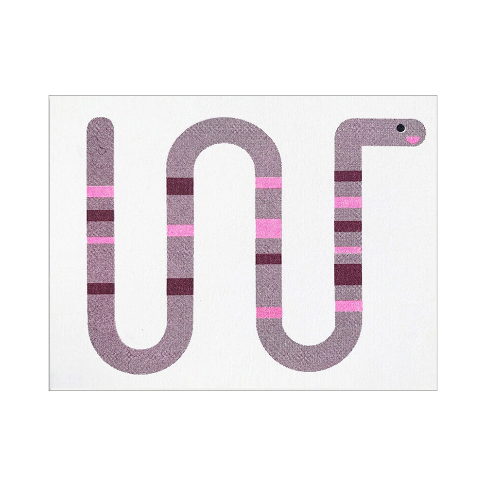 Earthworm Mini Card by Scout Editions