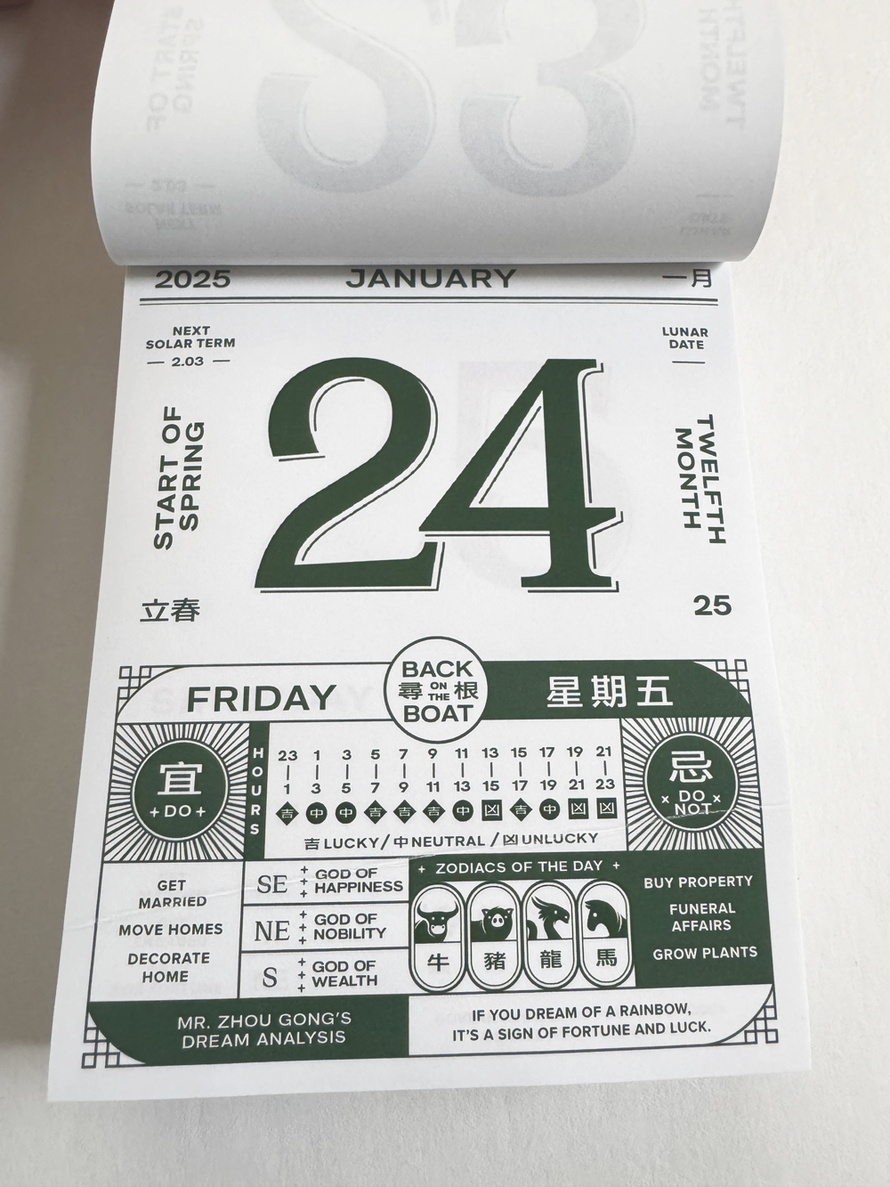 2025 Daily Calendar by Yutlik Club