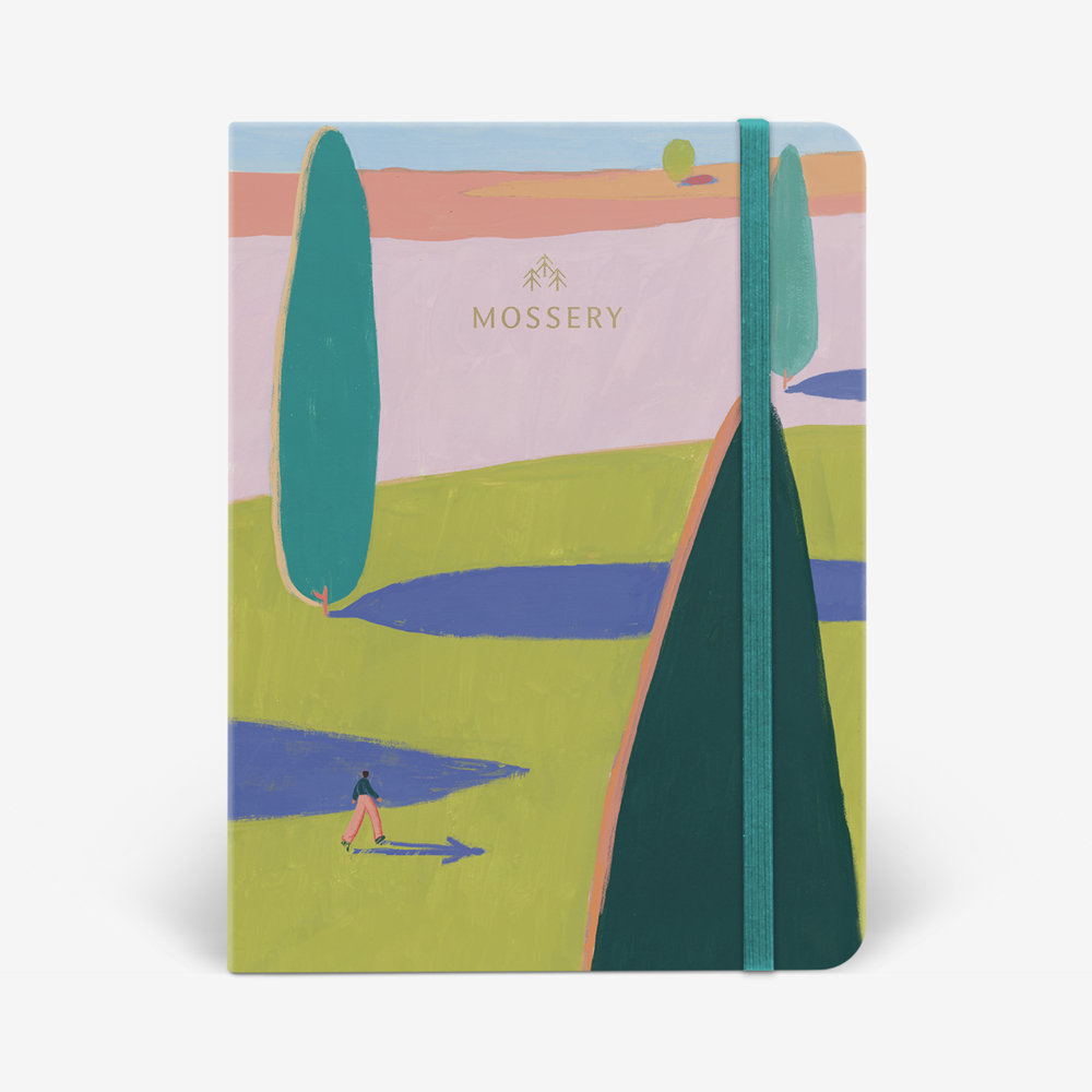 Undated Weekly Vertical Planner by Mossery