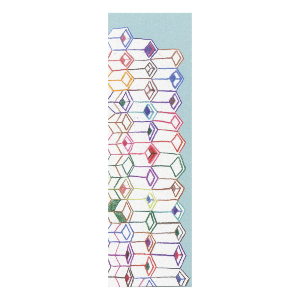 Blue Blocks Bookmark by Lart C. Berliner
