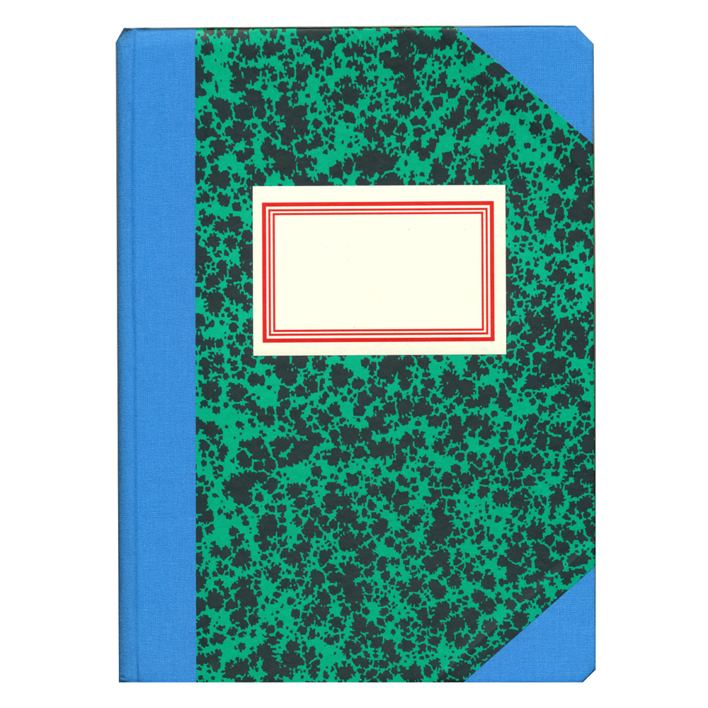 Custom Large Green Notebook by Emilio Braga
