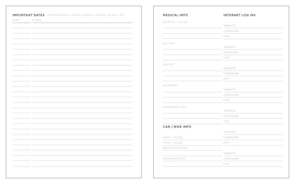 Little Otsu Annual Vol. 12 Elemental Weekly & Monthly Planner