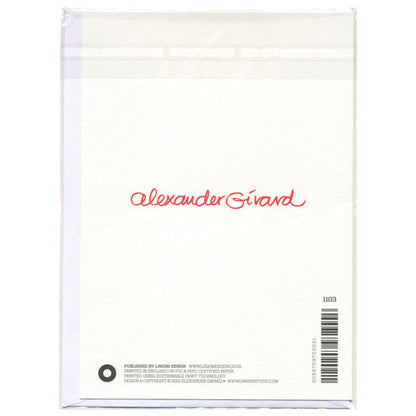 Alexander Girard Hand & Flower Card by Lagom Design