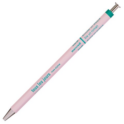 Tous Les Jours Days Wooden Needle-Point Pen by Mark's