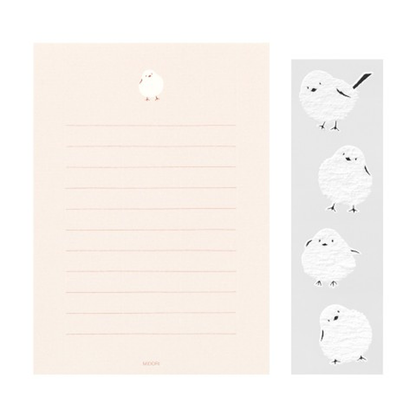 Long-Tailed Bird Stationery Set by Midori