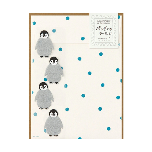 Penguin Stationery Set by Midori