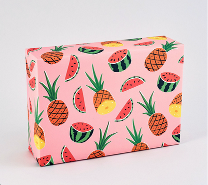 Ruby Taylor Pineapples & Watermelons Wrapping Paper Single Sheet by Wrap