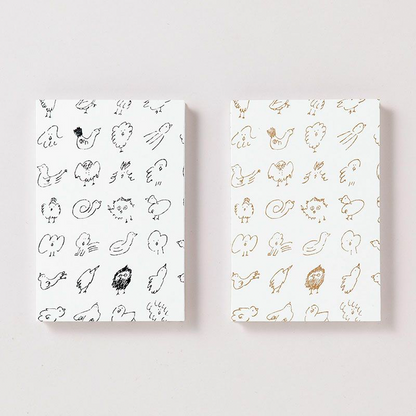 Tori Border Accordion Notebook by AIUEO