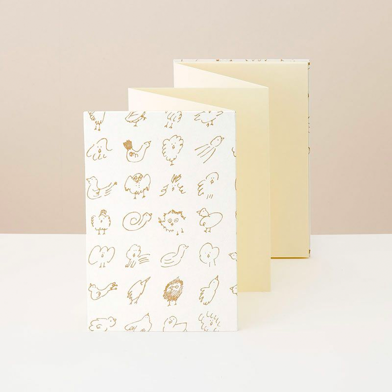 Tori Border Accordion Notebook by AIUEO