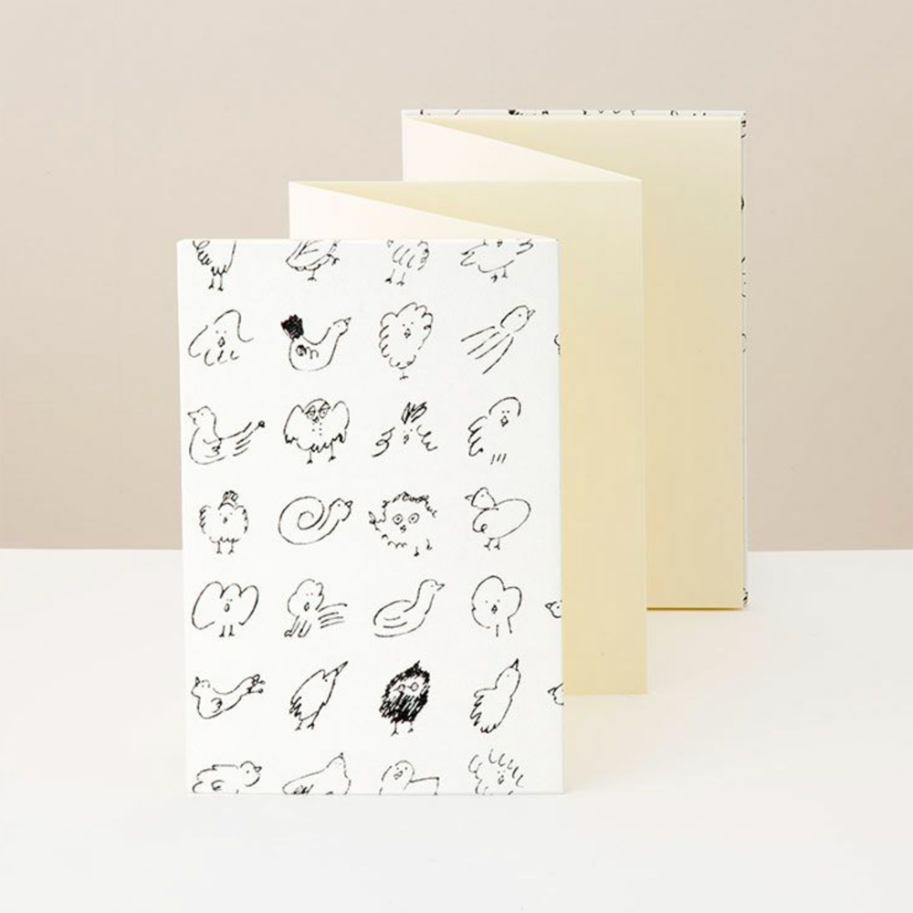Tori Border Accordion Notebook by AIUEO