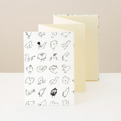 Tori Border Accordion Notebook by AIUEO